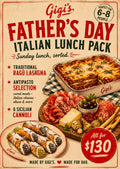 Father's Day Italian Lunch Pack (Serves 6 to 8)